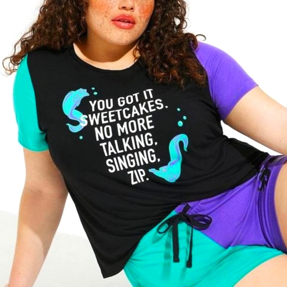 ❤️NWT VINTAGE TORRIID TEE URSULA DISNEY VILLAINS LITTLE MERMAID PRINCESS PLUS - Picture 7 of 12